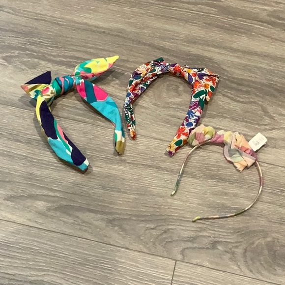 Lot of 3 J.Crew Crewcuts Girls Headbands